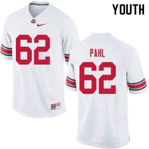 Youth Ohio State Buckeyes #62 Brandon Pahl White Nike NCAA College Football Jersey June RSR4544GF